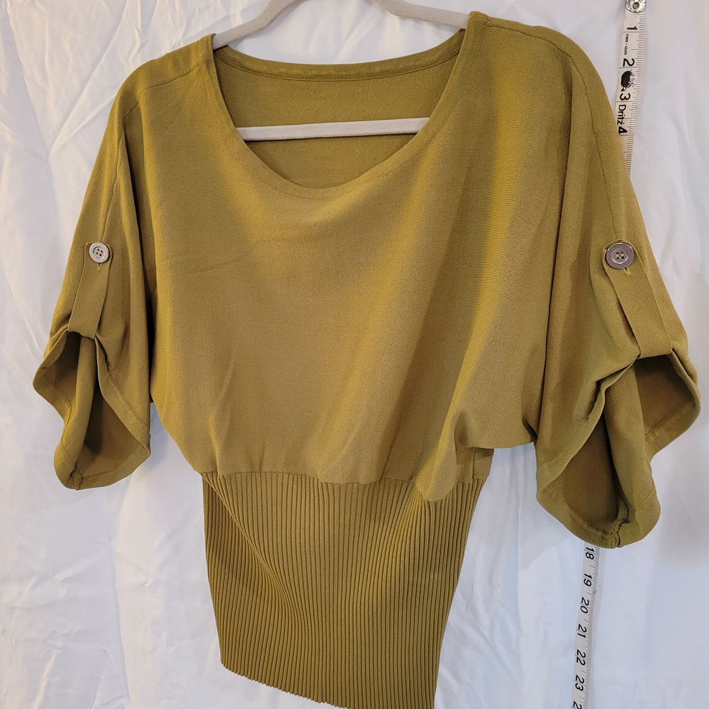 Olive Green Women's Top